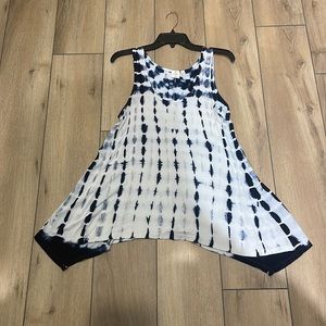 Flowy tye dye tank top